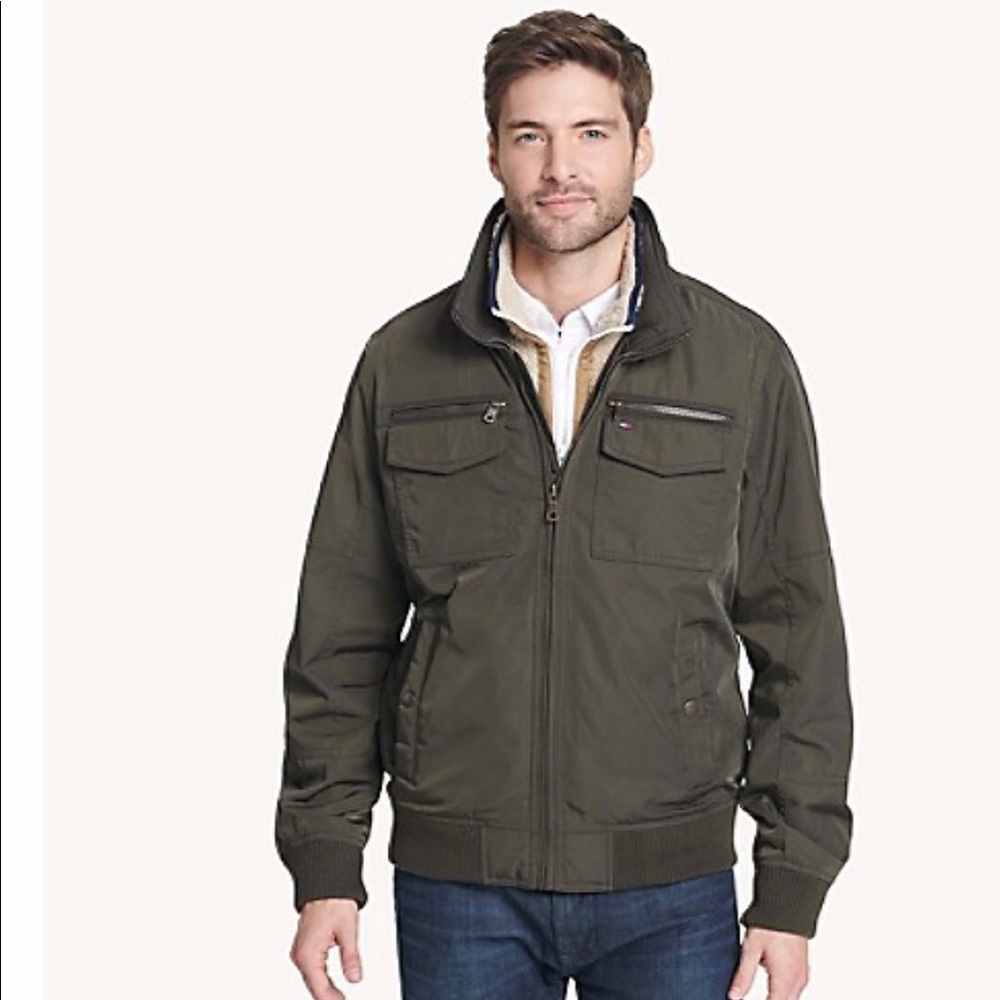 Tommy Hilfiger water and wind resistant jacket